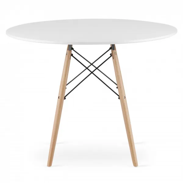 Okrúhly stôl TODI 100 cm - biely 9403 20 80 00