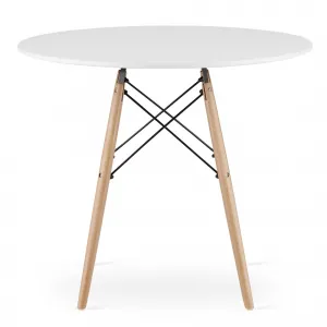 Okrúhly stôl TODI 90 cm - biely 9403 20 80 00