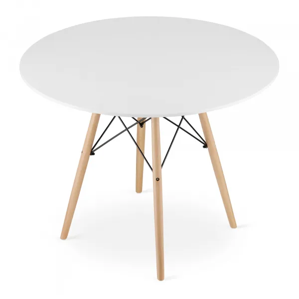 Okrúhly stôl TODI 100 cm - biely 9403 20 80 00