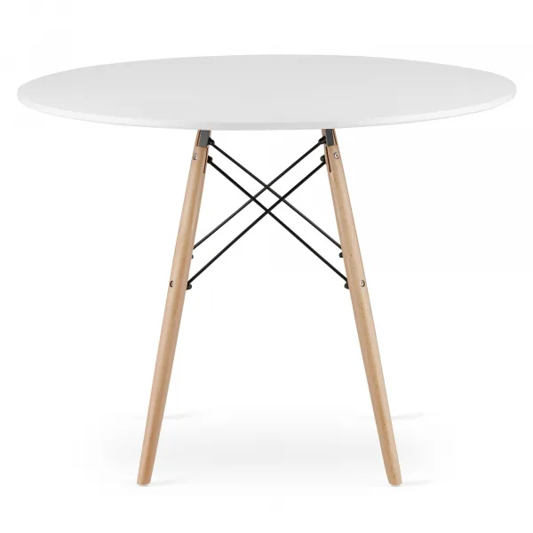 Okrúhly stôl TODI 100 cm - biely 9403 20 80 00