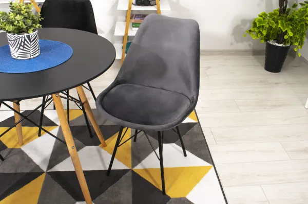 Okrúhly stôl TODI 80 cm - čierny 9403 20 80 00