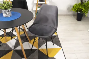 Okrúhly stôl TODI 80 cm - čierny 9403 20 80 00