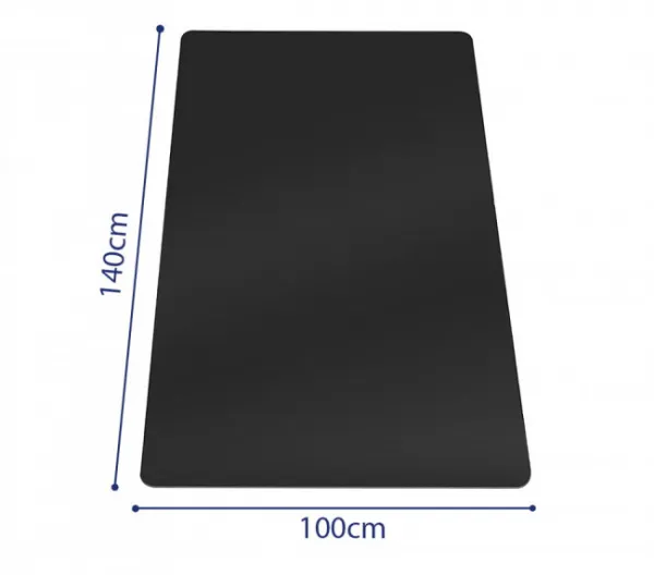 PVC rohož 140x100cm - čierna 3918 10 90 90