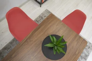 Stolička OSAKA cinabar / čierne nohy x 4 9401 80 00 00