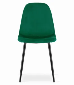 Stolička COMO - tmavozelený zamat x 2 9401 71 00 00
