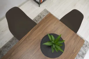 Stolička OSAKA káva / čierne nohy x 2 9401 80 00 00