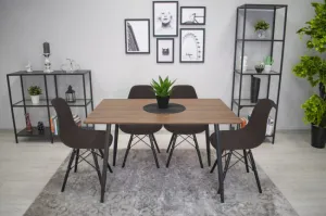 Stolička OSAKA káva / čierne nohy x 2 9401 80 00 00