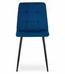 Stolička KARA - tmavomodrý zamat x 4 9401 71 00 00