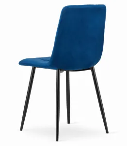 Stolička KARA - tmavomodrý zamat x 4 9401 71 00 00