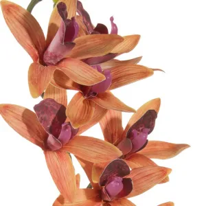 ArtFir Umelý kvet FLOWER 369 | oranžová 10 x 76 cm