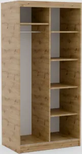 ArtAdrk Šatníková skriňa  DELIA | dub artisan 120 cm
