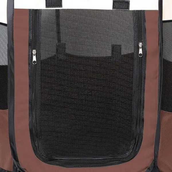 Koterec pre psov/mačky 91x91x58cm - hnedý 6307 90 98 99