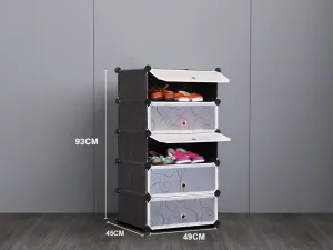 Modulárna skriňa na topánky 5 úrovní 9403 20 80 00