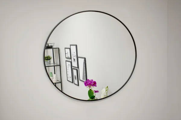 Zrkadlo 40 cm čierny rám 7009 92 00 00