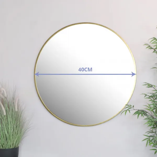Zrkadlo 40 cm zlatý rám 7009 92 00 00