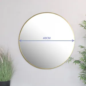 Zrkadlo 40 cm zlatý rám 7009 92 00 00