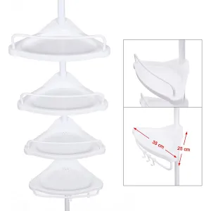 Teleskopická kúpeľňová polica - BCB001A 9403 20 80 00