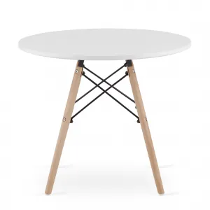 Okrúhly stôl MAKSI 60 cm - biely 9403 20 80 00