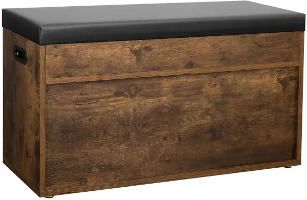 Skriňa na topánky so sedadlom LOFT drevená