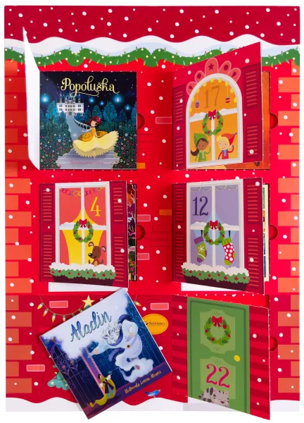 Adventný kalendár plný kníh