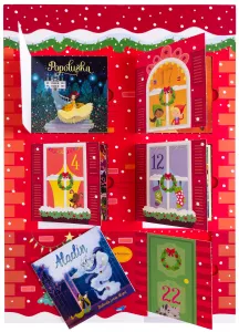 Adventný kalendár plný kníh