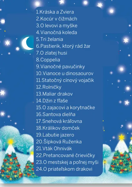 Adventný kalendár - 24 kníh