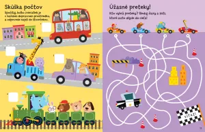 Aktivity so samolepkami - Všetko, čo jazdí