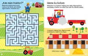 Aktivity so samolepkami - Na farme