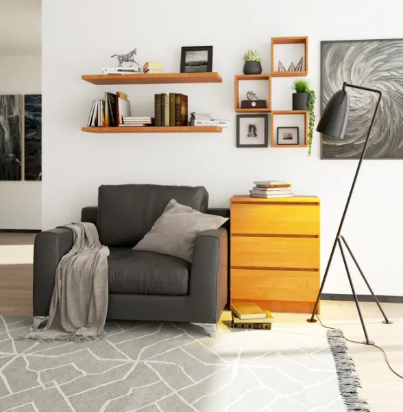 Ak furniture Komoda Kuba 60 cm - 3 zásuvky jelša