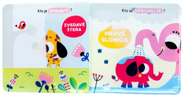 Ako sa umývajú zvieratá? - Čarovná knižka do vody