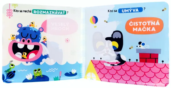 Ako sa umývajú zvieratá? - Čarovná knižka do vody