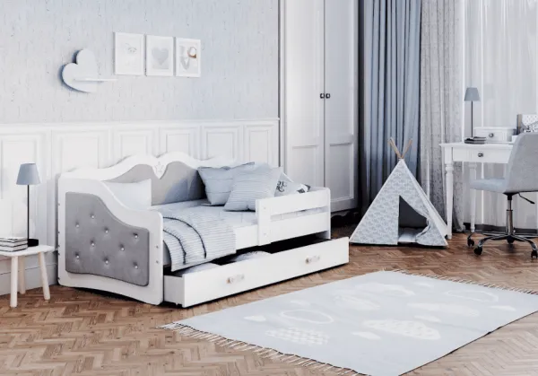 ArtAJ Detská posteľ LEIA K | 80 x 180 cm Farba: Biela
