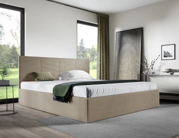 ArtPK Manželská posteľ LUCY 06 | 180 x 200 cm Farba: Trinity 01