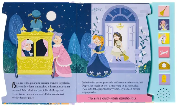 Popoluška - zvuková knižka s rozprávkou
