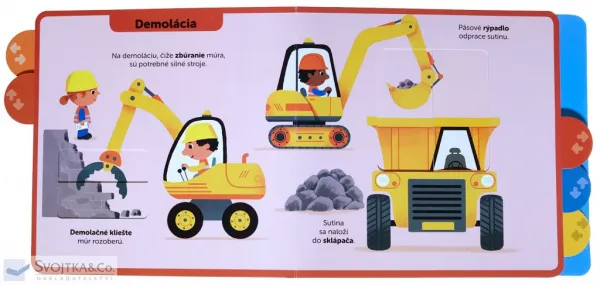 Na stavbe  Moja knižka s pohyblivými prvkami
