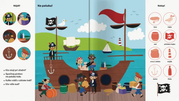 Piráti - 101 vecí na hľadanie a nalepovanie