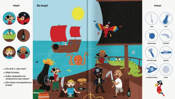 Piráti - 101 vecí na hľadanie a nalepovanie