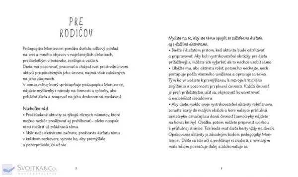 Montessori – aktivity pre deti