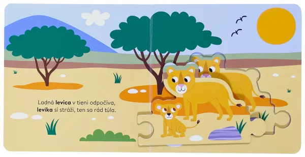 Mamičky a mláďatká Knižka s puzzle
