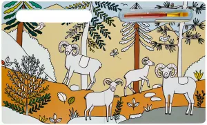 Maľovanie vodou - Kto žije na horách?
