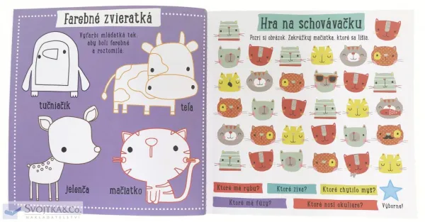 Mláďatá - aktivity s penovými nálepkami