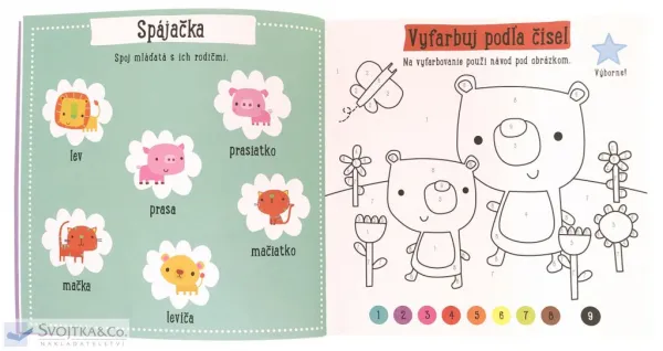 Mláďatá - aktivity s penovými nálepkami