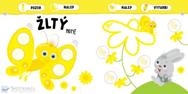 Malý zajačik a farby