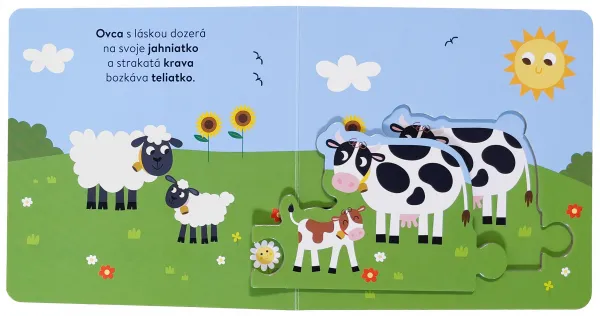 Mamičky a mláďatká Knižka s puzzle