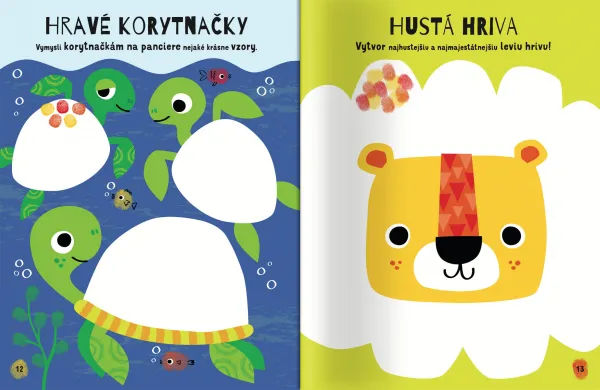 Kráľovstvo zvierat - Kniha aktivít s farebnou paletou
