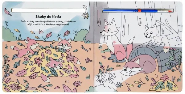 Maľovanie vodou bez neporiadku Les