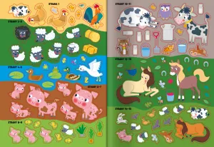 Veľké samolepky Farma