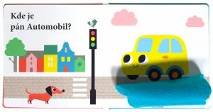 Kde je pán Automobil? Plstené okienka a zrkadielko!