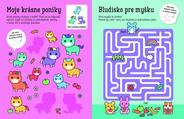 Guliočko Zvieratá 20 reliéfnych samolepiek