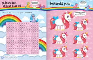 Blýskavé samolepky – Jednorožce